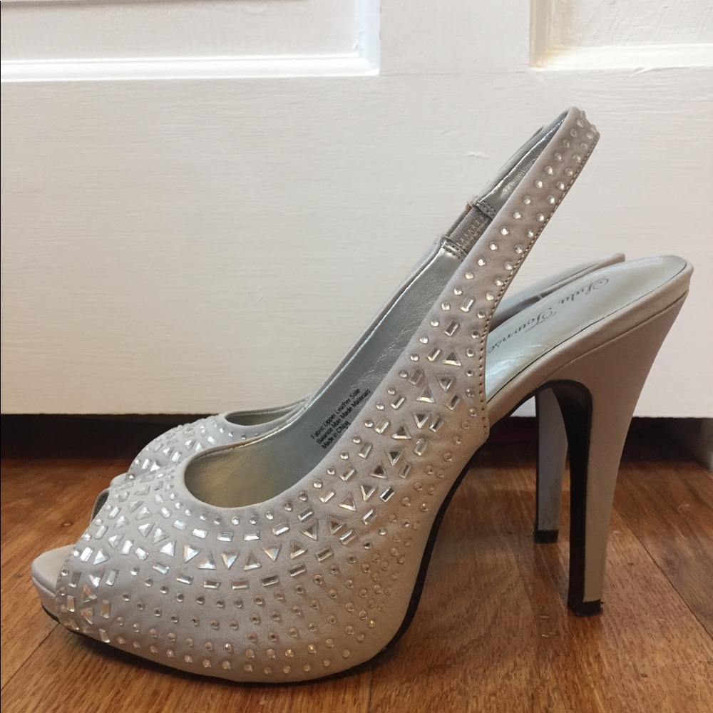 silver heels
